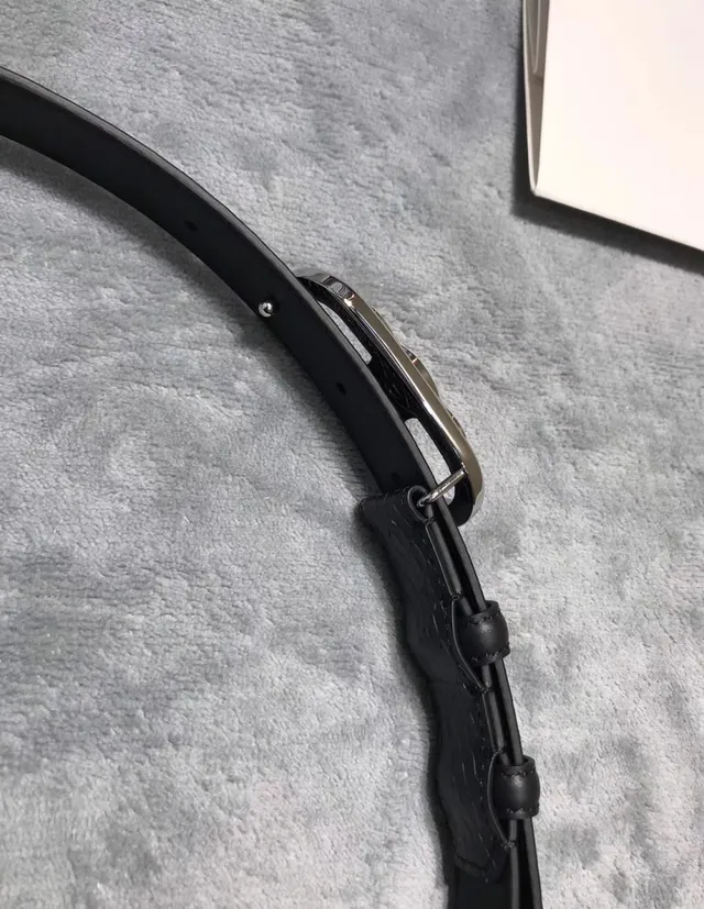 Celine Triomphe Patent Snakeskin Black Leather Belt 15
