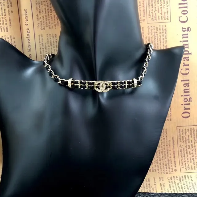 Chanel Black Gold Chain Leather Weave Fashion Belt Bag 5