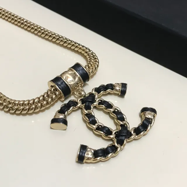 Chanel Camellia Necklace White Gold-Tone Chain Necklace 4