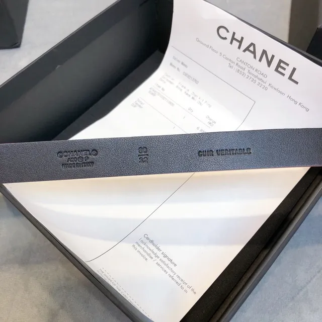 Chanel CC ceinture rose poussière ornée de cristaux en cuir 6