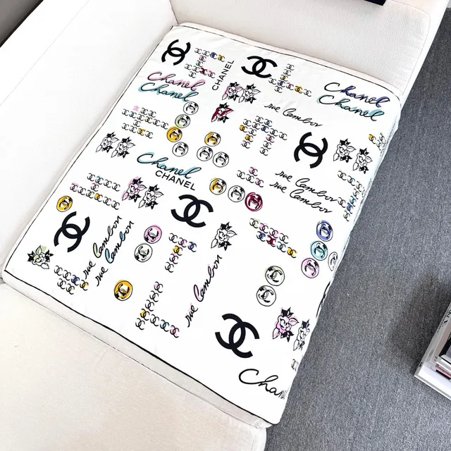 Chanel Scarf-Tied Strapless Graphic-Print Vest Top 6