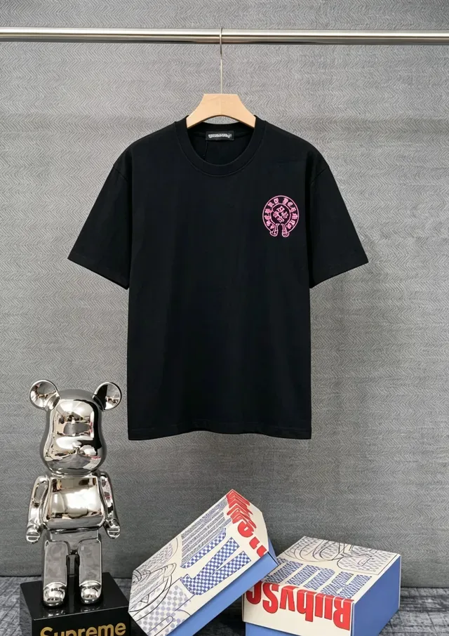 Chrome Hearts Circular Crest Graphic Black T-Shirt 2