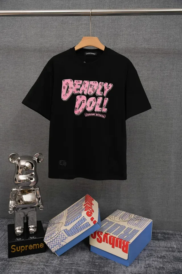 Chrome Hearts Deadly Doll Graphic Print White T-Shirt 10