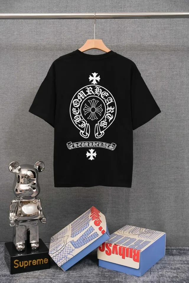 Chrome Hearts Double Cross Logo White T-Shirt 2