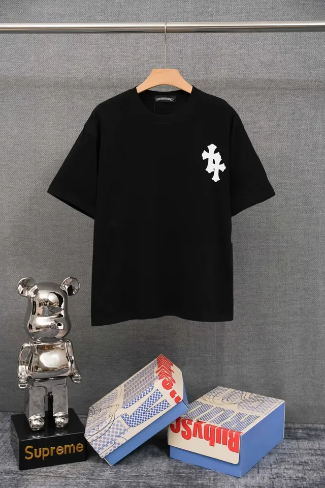 Chrome Hearts Double Cross Logo White T-Shirt 3