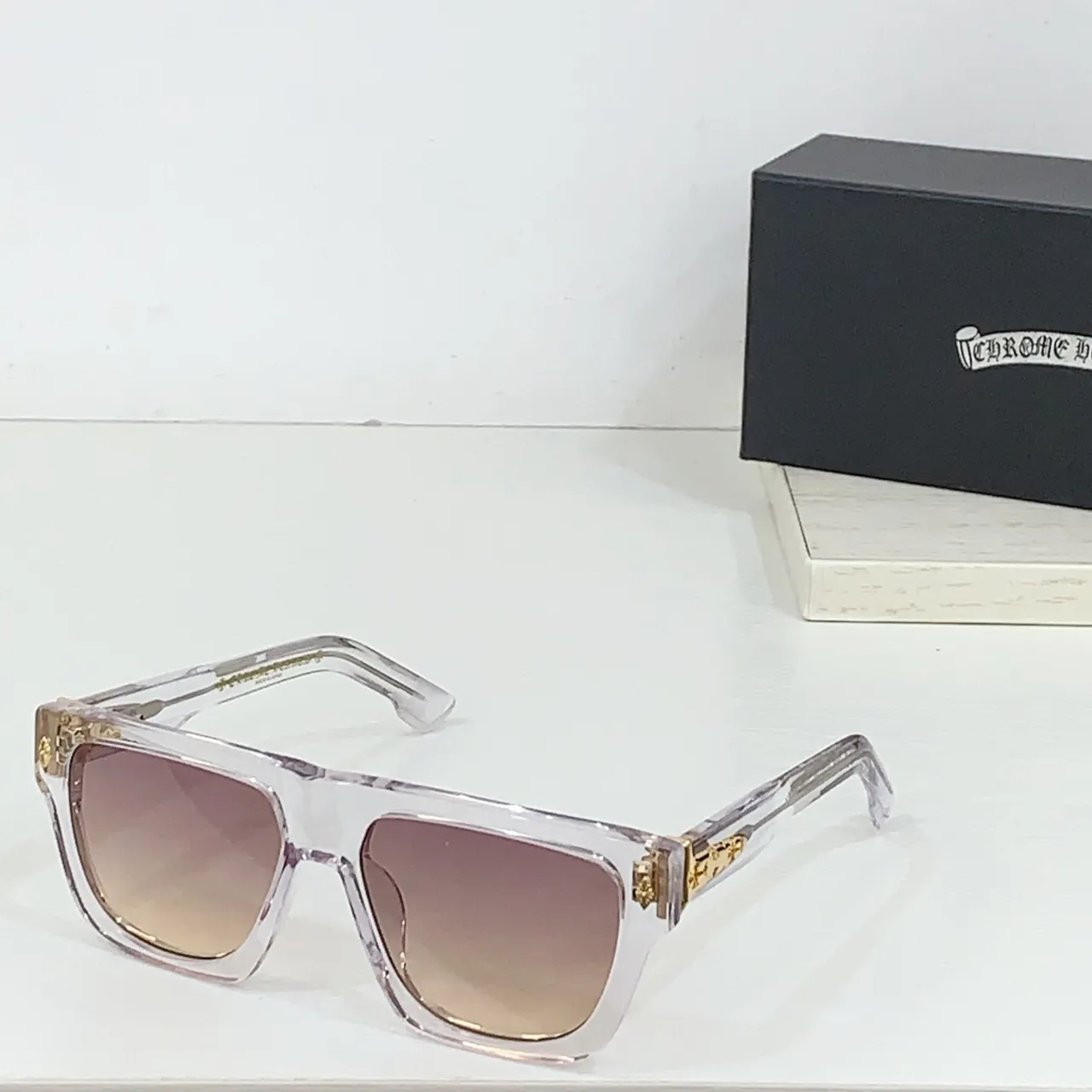 Chrome Hearts Double-Frame Matte Black Sunglasses 3