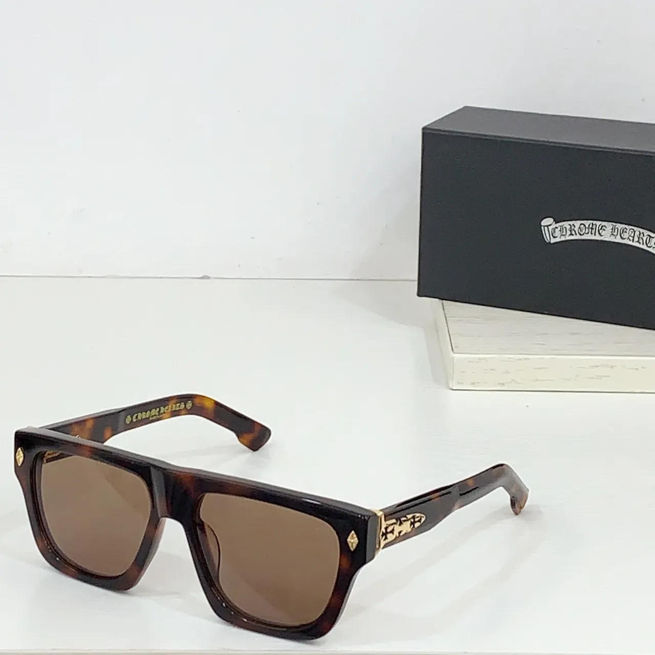 Chrome Hearts Double-Frame Matte Black Sunglasses 5