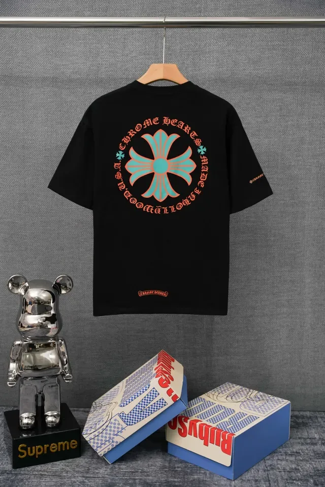 Chrome Hearts Pocket Tee White Embroidered Cross Logo T-Shirt 2