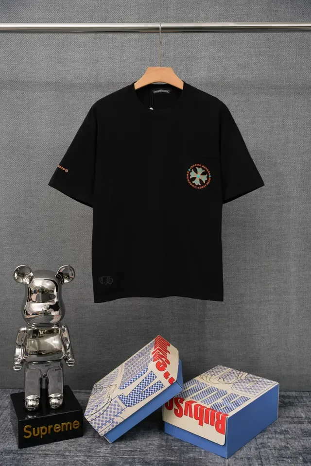 Chrome Hearts Pocket Tee White Embroidered Cross Logo T-Shirt 3