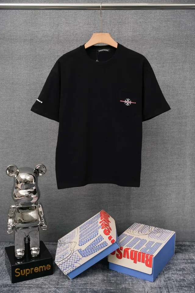 Chrome Hearts Pocket Tee White Embroidered Logo T-Shirt 3