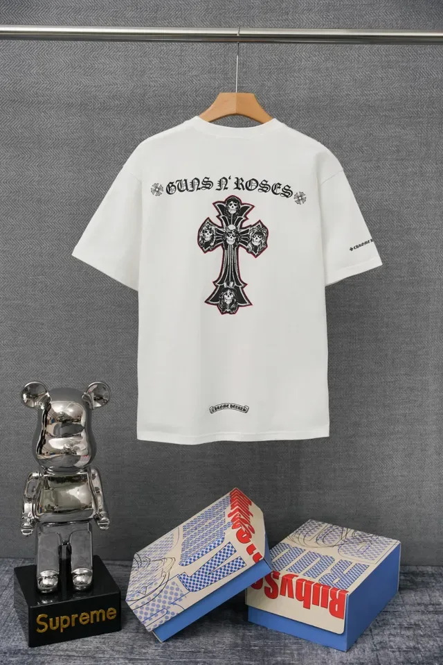 Chrome Hearts Pocket Tee White Embroidered Logo T-Shirt 4