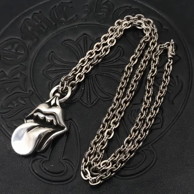 Collier pendentif langue Chrome Hearts Rolling Stones 7