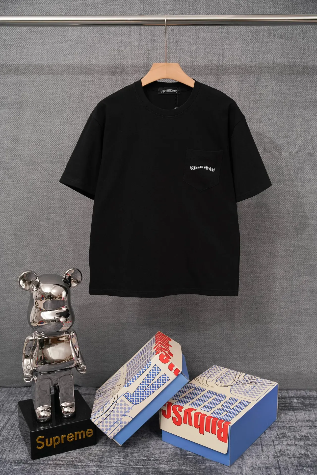 Chrome Hearts Seven Banner Graphic Black T-Shirt 2