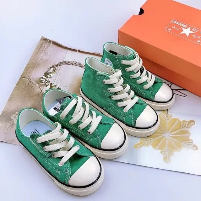 Converse কালো সাদা ক্যানভাস উপর ভুলকানাইজড রাবার সোল লাইফস্টাইল স্নিকার্স 7
