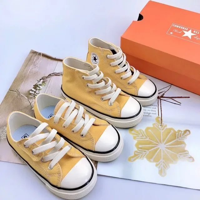 Converse কালো সাদা ক্যানভাস উপর ভুলকানাইজড রাবার সোল লাইফস্টাইল স্নিকার্স 9