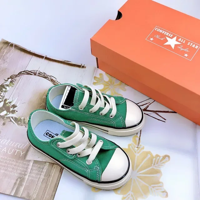 Converse কালো সাদা ক্যানভাস উপর ভুলকানাইজড রাবার সোল লাইফস্টাইল স্নিকার্স 22