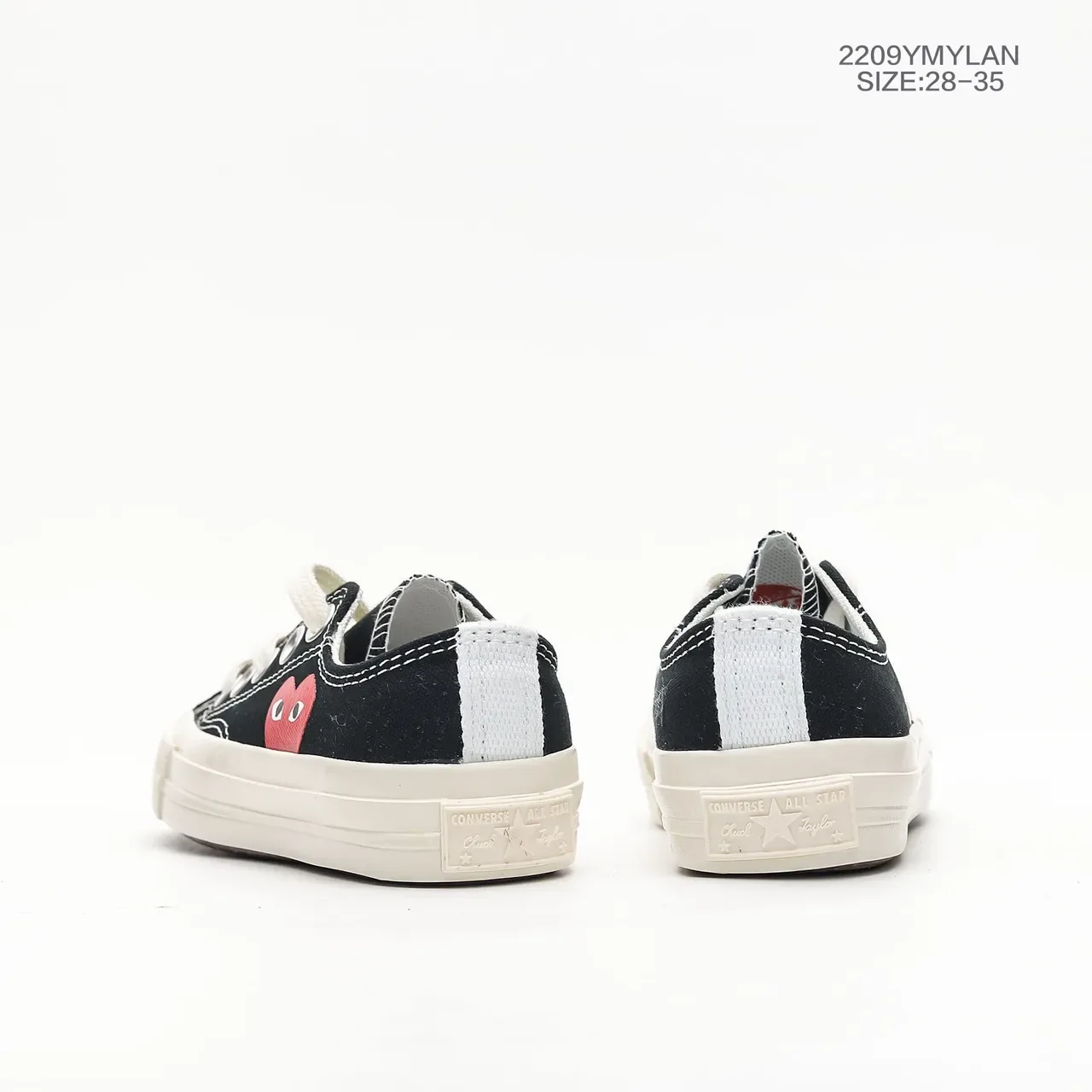 Converse Chuck Taylor All Star x Comme des Garçons PLAY Red Heart Canvas Lifestyle Sneakers 18