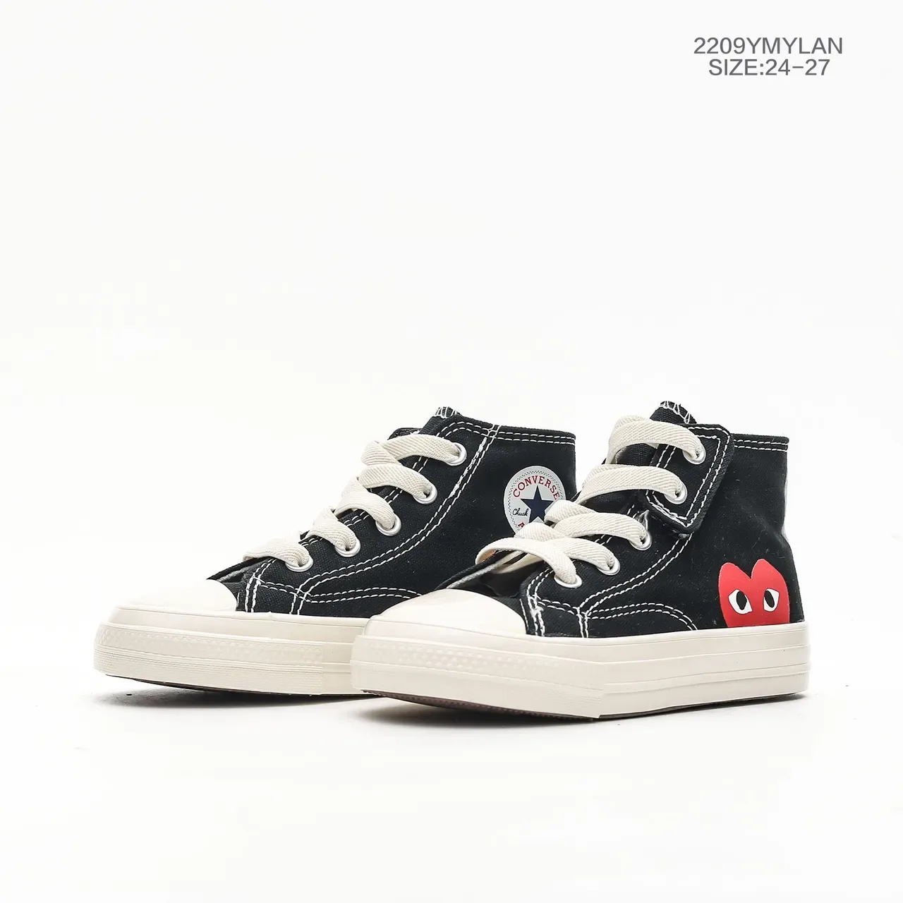 Converse Chuck Taylor All Star x Comme des Garçons PLAY Red Heart Canvas Lifestyle Sneakers 22