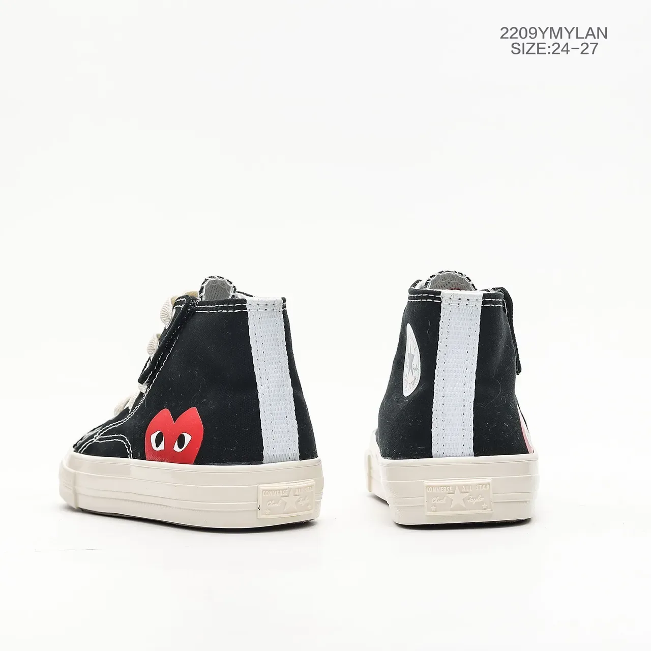 Converse Chuck Taylor All Star x Comme des Garçons PLAY Red Heart Canvas Lifestyle Sneakers 23