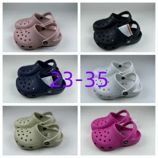 Crocs Classic Clog ধূসর গোলাপি শিশুর ক্লগ