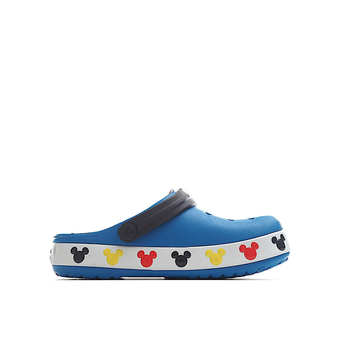 Crocs Zueco Clásico Rojo Blanco Construcción de Espuma Perforada Correa Ajustable Zueco 9