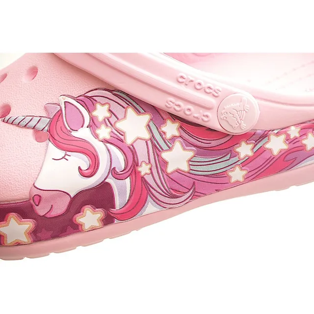 Crocs Zueco Clásico Rojo Blanco Construcción de Espuma Perforada Correa Ajustable Zueco 20