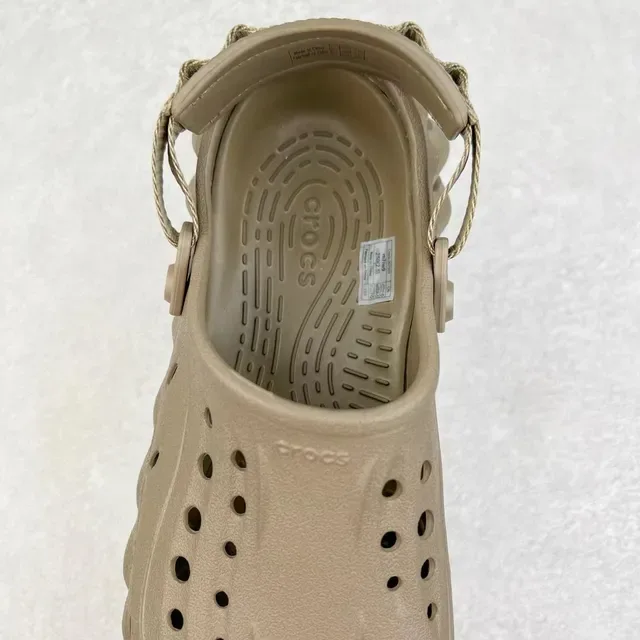 Crocs Echo Clog Beige Molded Foam Clog 6