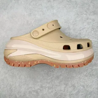 Crocs Echo Clog بيج/أوف وايت/منقط/تيراكوتا كلوغ منصة