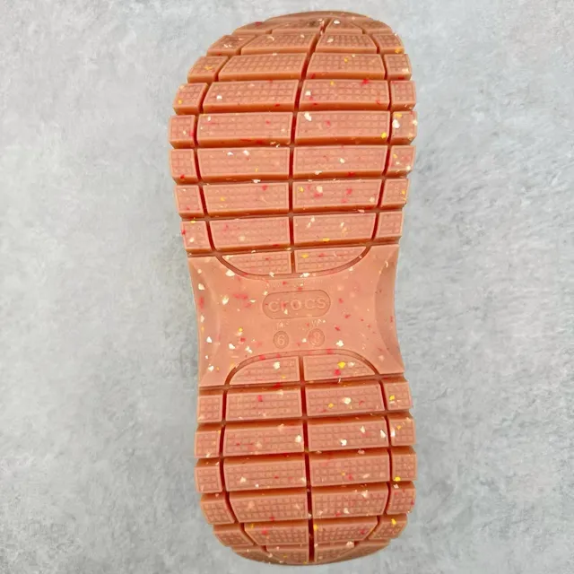 Crocs Echo Clog بيج/أوف وايت/منقط/تيراكوتا كلوغ منصة 2