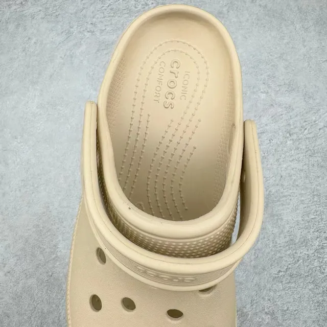 Crocs Echo Clog بيج/أوف وايت/منقط/تيراكوتا كلوغ منصة 6