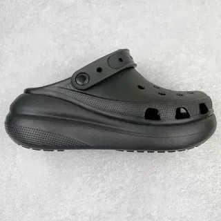 Crocs Echo Clog Black Platform Molded Foam Clog