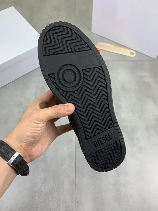 Diesel Black Platform Lifestyle Sneaker 3