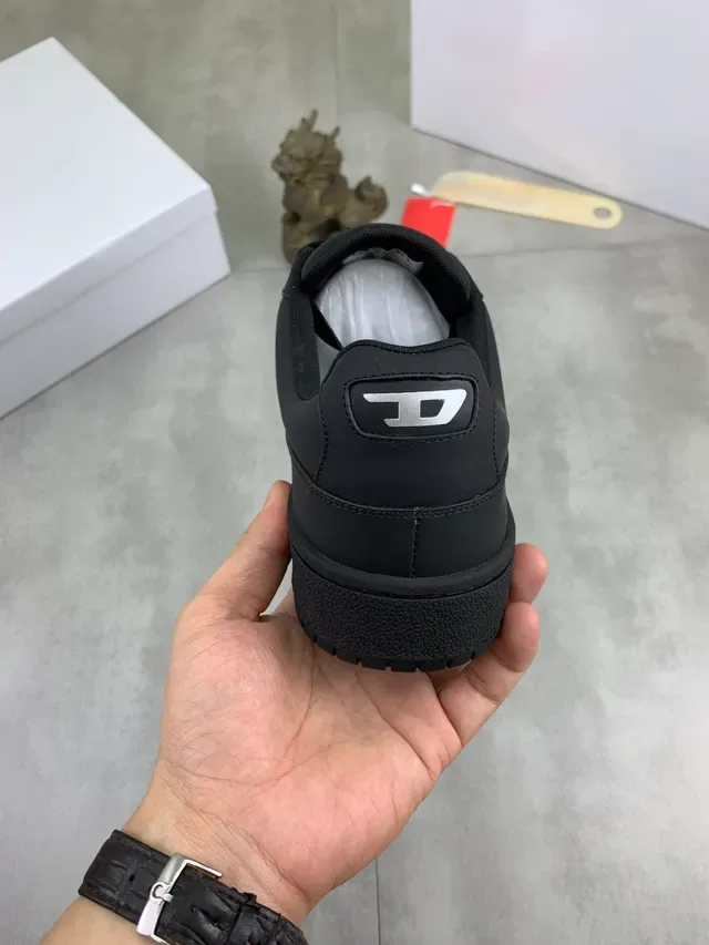 Diesel Black Platform Lifestyle Sneaker 4