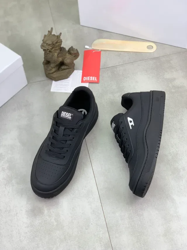 Diesel Black Platform Lifestyle Sneaker 6