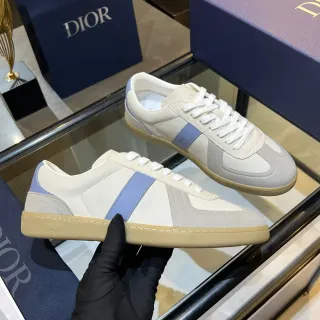 Dior B-Series Panelled Leather and Suede Lifestyle Sneakers