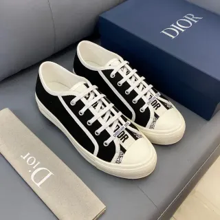 Dior B23 Black and White Canvas Lifestyle Sneakers