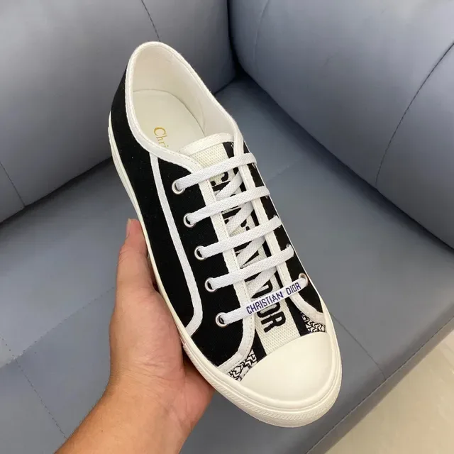 Dior B23 Black and White Canvas Lifestyle Sneakers 7