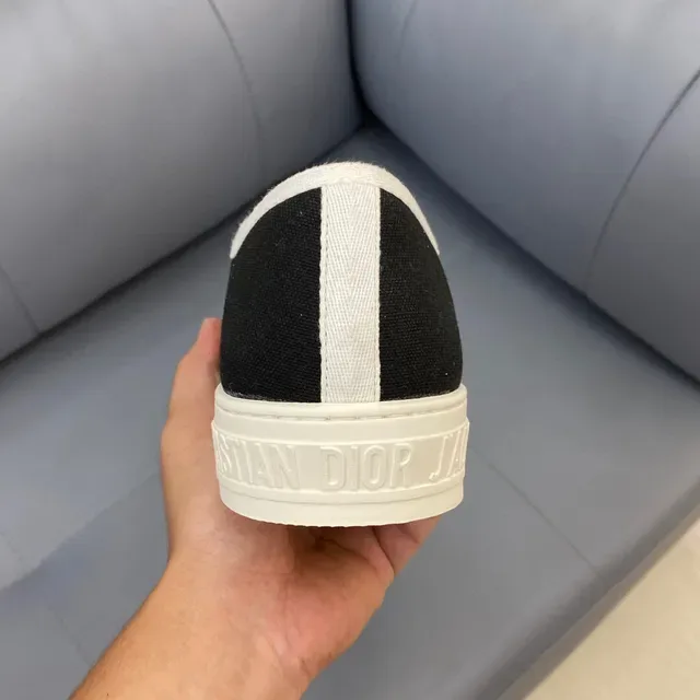Dior B23 Black and White Canvas Lifestyle Sneakers 8