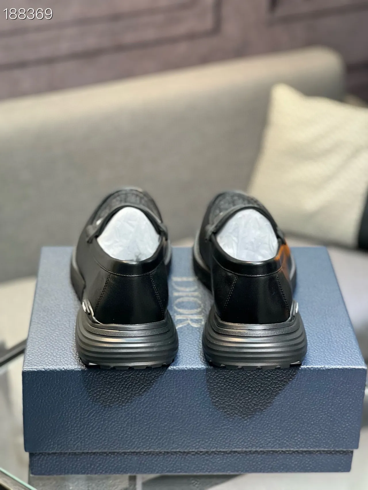 Dior B23 Monogram Black Loafers 2