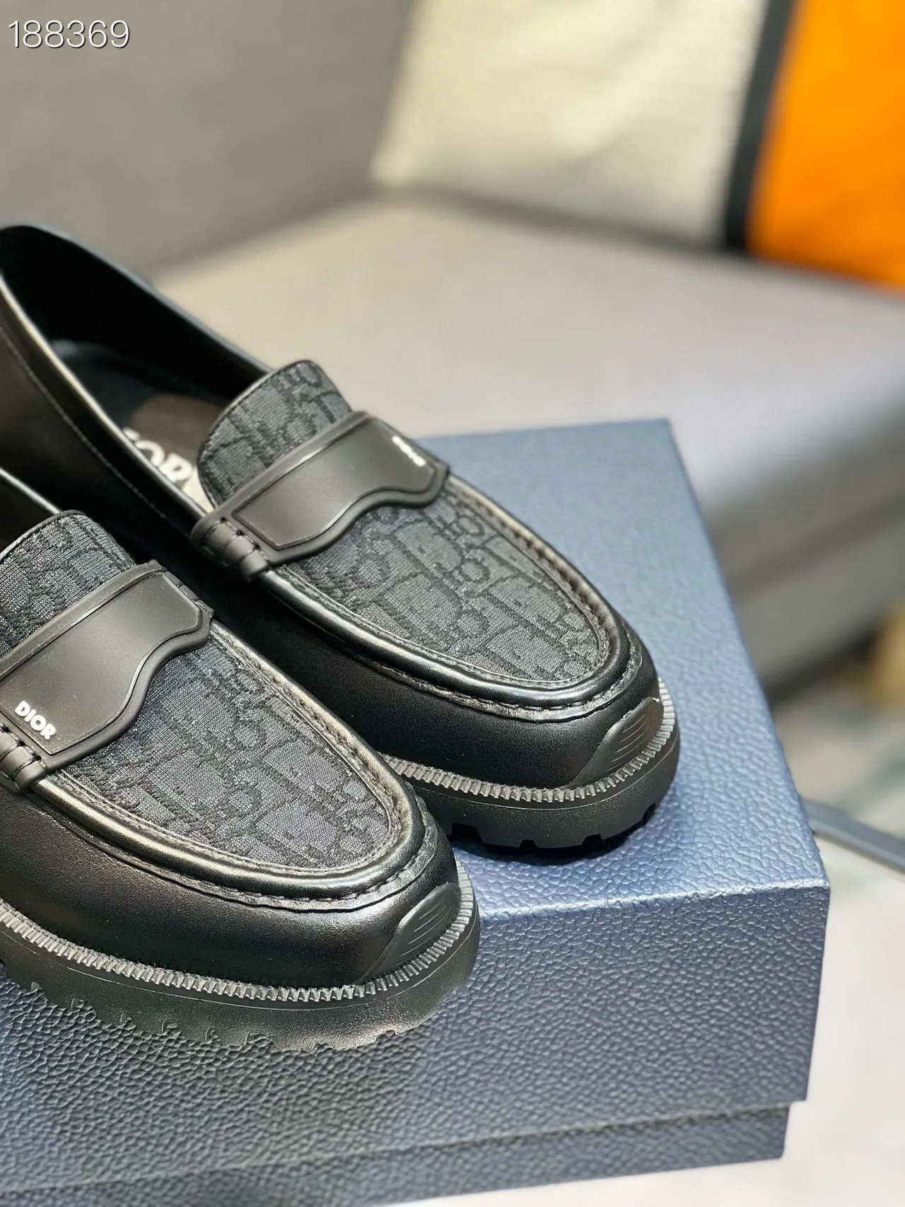 Dior B23 Monogram Black Loafers 5