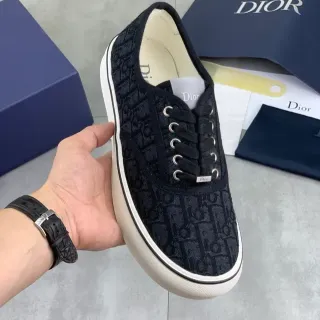 Dior B23 Monogram Jacquard Black Lifestyle Sneakers