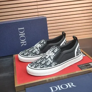 Dior B23 Oblique Monogram Slip-On Lifestyle Sneakers