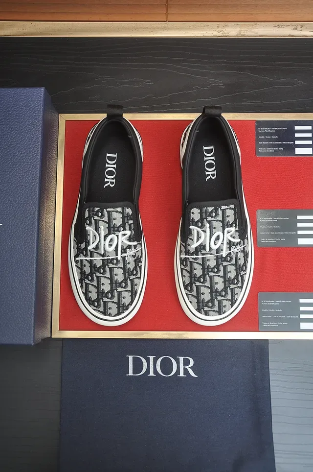 Dior B23 Oblique Monogram Slip-On Lifestyle Sneakers 5