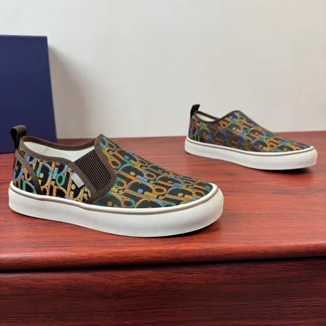 Dior B23 Oblique Monogram Slip-On Lifestyle Sneakers 1
