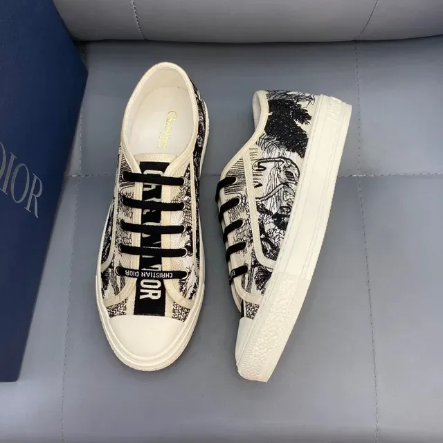 Dior B23 Printed Canvas Lifestyle Sneakers 4
