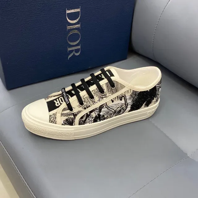 Dior B23 Printed Canvas Lifestyle Sneakers 5