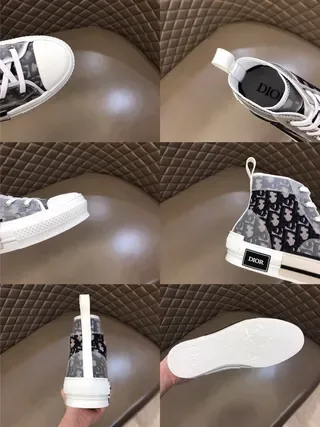 Dior B23 Transparent Oblique Monogram High-Top Lifestyle Sneakers 7