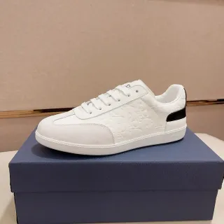 Dior B27 Embossed Monogram White Lifestyle Sneakers