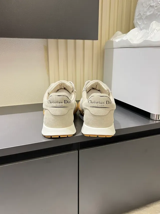 Dior B27 Off-White and Beige Lifestyle Sneakers 2