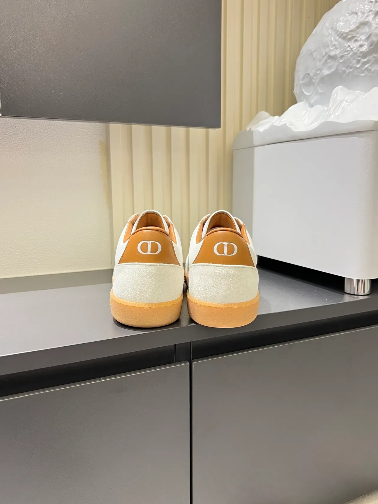 Dior B27 White and Tan Lifestyle Sneakers 2